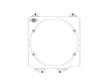 CSF All-Aluminum Fan Shroud w/12-inch SPAL Fan for Honda Civic 1992-2000