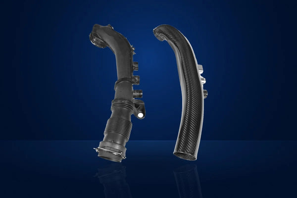 Eventuri Turbo Inlet Tube (Carbon) for Mercedes-Benz A35 AMG / CLA35 AMG / GLA35 / GLB35 Hybrid Versions 2023+