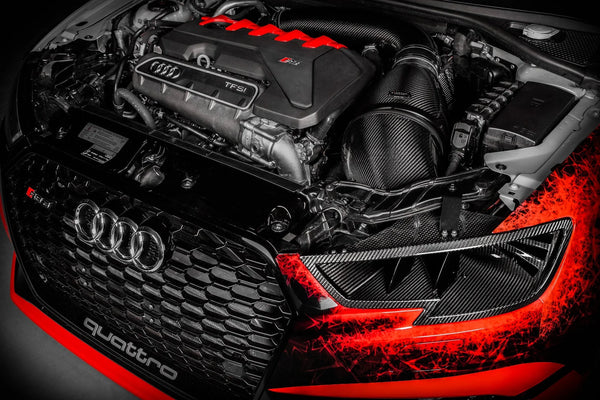 Eventuri Headlamp Race Ducts (Carbon) for Audi RS3 Stage 3