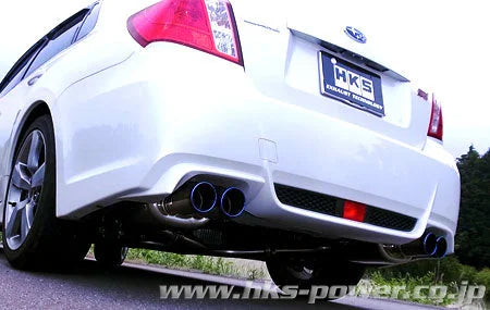 HKS Legamax Premium (Ti-Tips) Subaru Impreza GVF GVB (rear+center pipe)