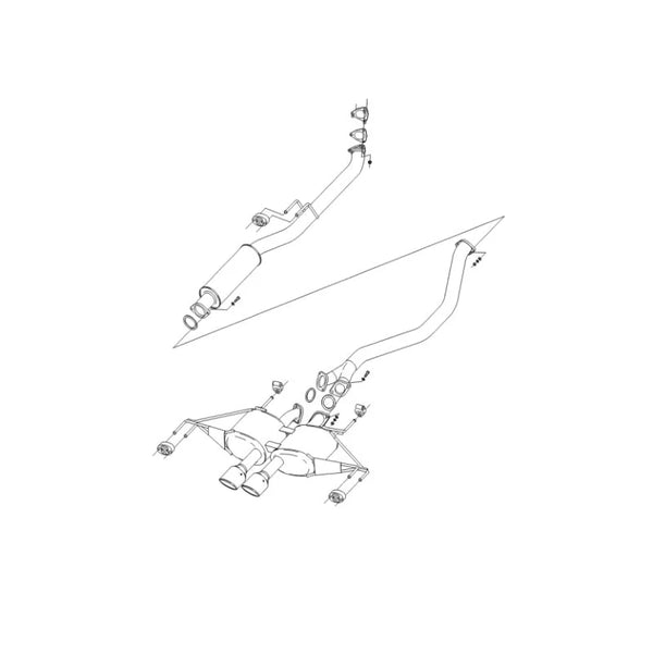 HKS Exhaust System Legamax Sports for Honda Civic Type-R (FL5) 2022-