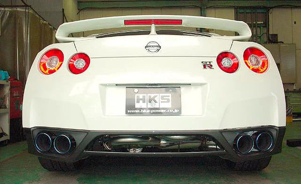 HKS Legamax Premium Exhaust for Nissan R35 GT-R (titanium tips)