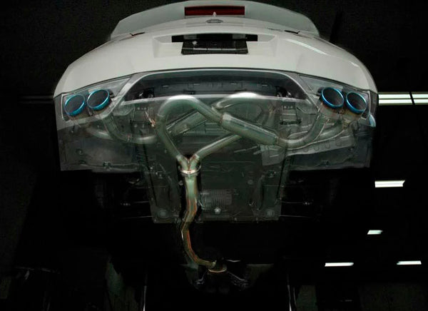 HKS Legamax Premium Exhaust for Nissan R35 GT-R (titanium tips)