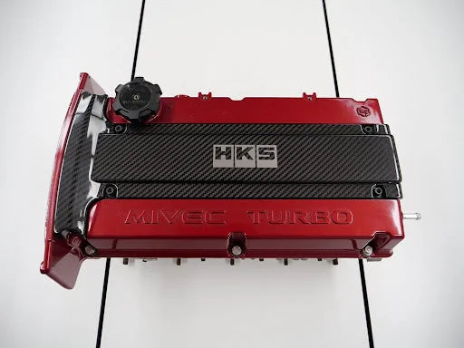 HKS Carbon Plug Cover for Mitsubishi Lancer Evolution 4-9 (CN9A/CP9A/CT9A/CT9W) 1999-2007