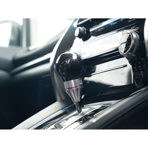 HKS Gear Knob (Carbon / d-47 mm / M8-P1.25) for Toyota Hiace AT (H200) / Alphard AT (H30)
