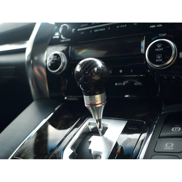 HKS Gear Knob (Carbon / d-47 mm / M8-P1.25) for Toyota Hiace AT (H200) / Alphard AT (H30)