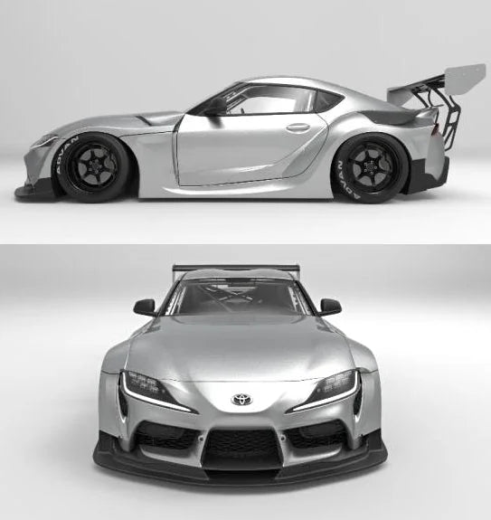 HKS Premium Body Full Kit (Wing set) Toyota GR Supra 2020 (FRP)