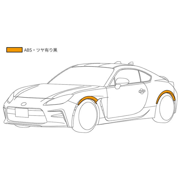 HKS Fender Molding for Subaru BRZ (ZD8) / Toyota GR86 (ZN8)