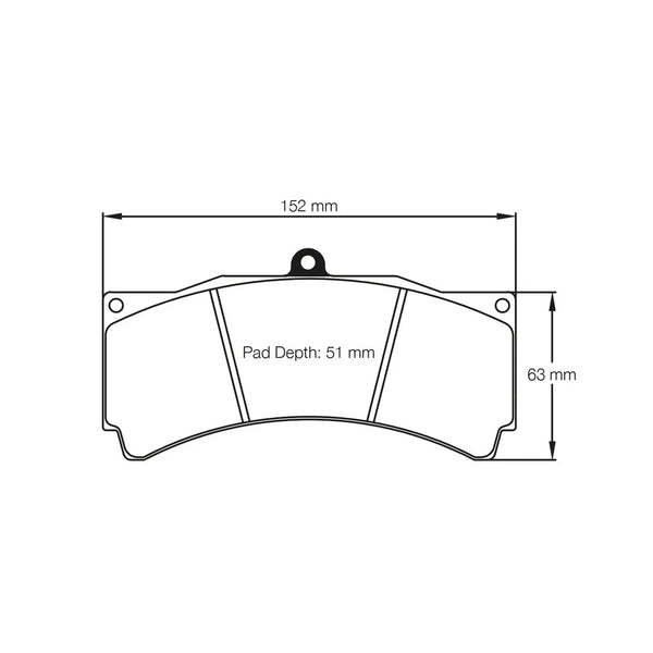 Pagid 1903 Racing Brake Pads for AP Racing CP5070 D50 / Alcon TA 6