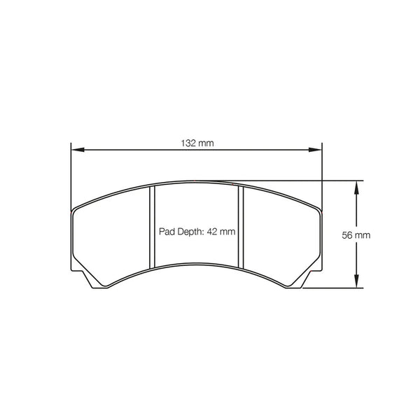 Pagid 2126 Rear Racing Brake Pads for Caliper AP Racing CP9449
