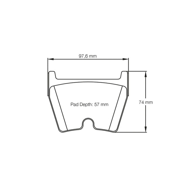 Pagid 2931 Front Racing Brake Pads
