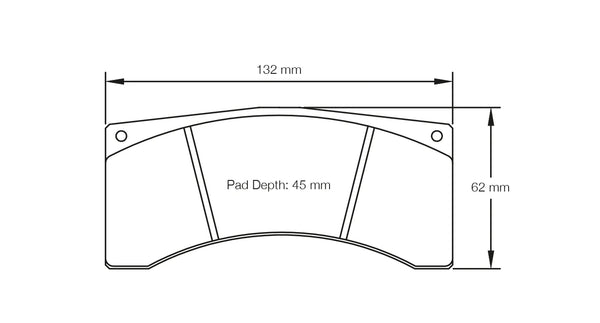 Pagid 8060 Racing Brake Pads for Caliper AP RACING CP7031