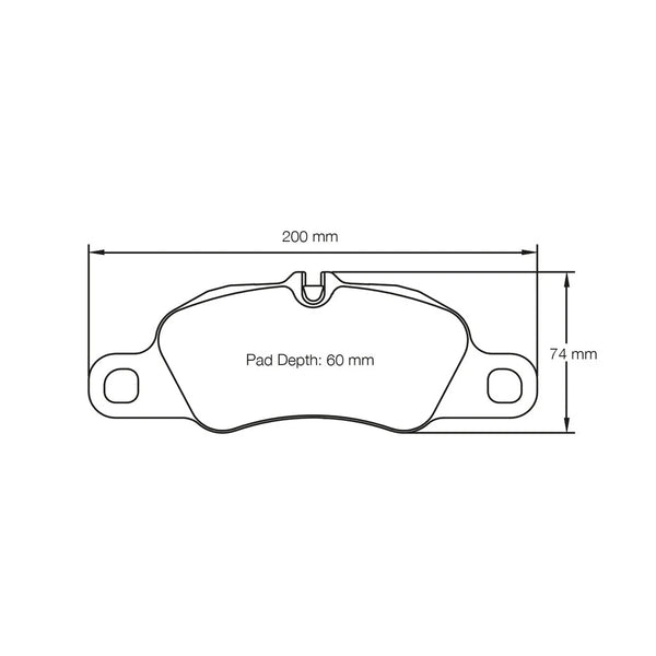 Pagid 8074 Front Racing Brake Pads