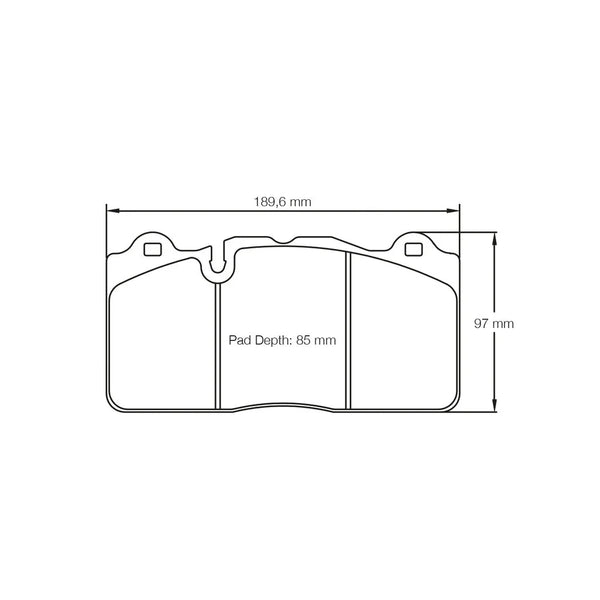 Pagid 8091 Front Racing Brake Pads