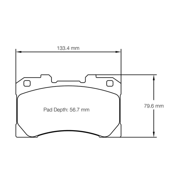 Pagid 8299 Front Racing Brake Pads for TOYOTA GR Yaris 2020