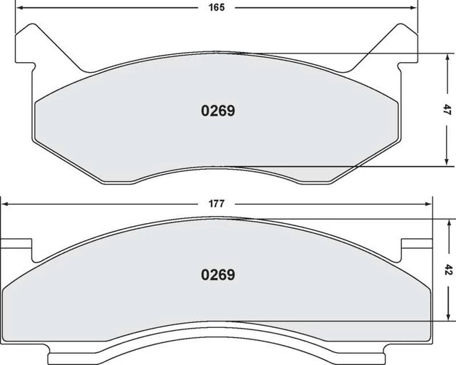 PFC 0269 Front Brake Pads