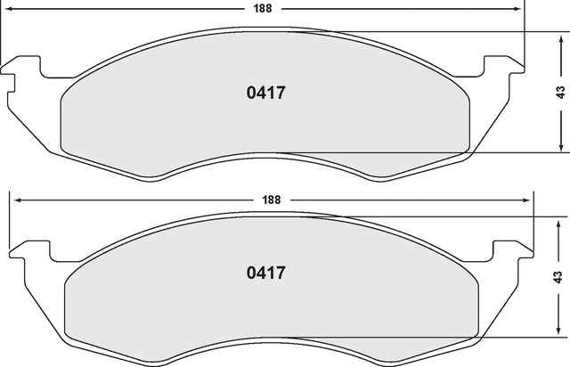PFC 0417 Brake Pads