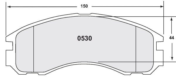 PFC 0530 Front Brake Pads for MITSUBISHI EVO 4/6/8/9