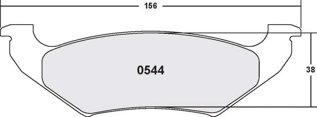 PFC 0544 Rear Brake Pads for FORD Crown Victoria 1992-1994