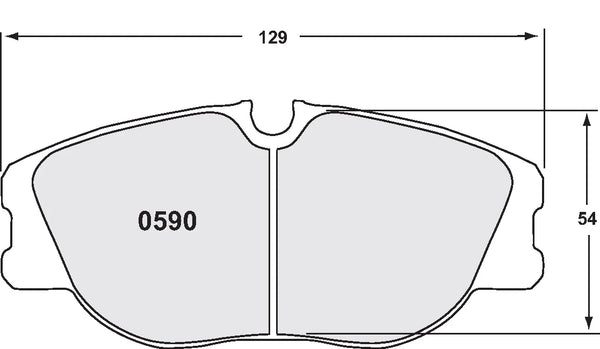 PFC 0590 Front Brake Pads for RENAULT Clio RS II 2.0