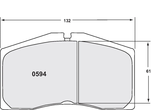 PFC 0594 Front Brake Pads for AUDI S8 2002/PORSCHE 996 2000-05 GT3 R & RS