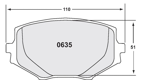 PFC 0635 Front Brake Pads for MAZDA MX5 1994-2005
