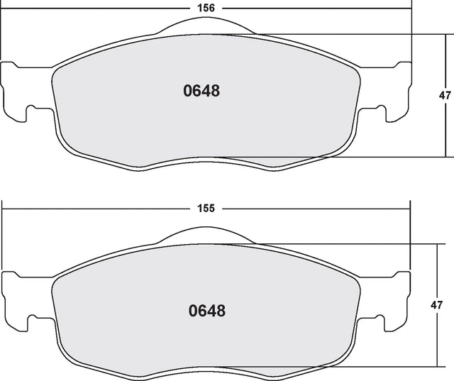 PFC 0648 Brake Pads for FORD Contour 1995-1997