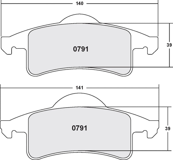 PFC 0791 Brake Pads for JEEP Grand Cherokee (WJ)