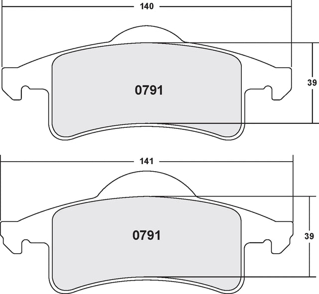 PFC 0791 Brake Pads for JEEP Grand Cherokee (WJ)