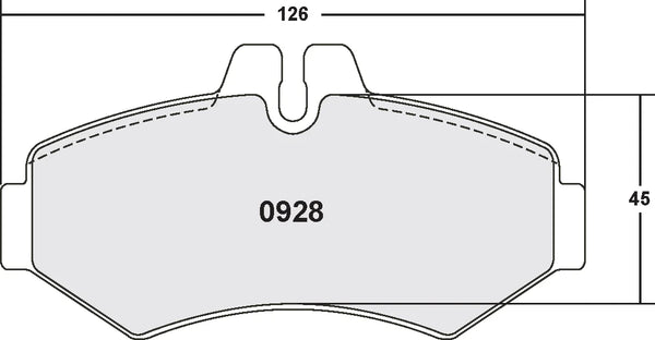 PFC 0928 Brake Pads for MERCEDES-Benz Sprinter 200 & 300 Series