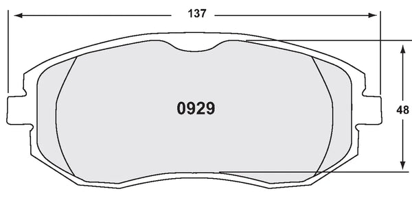 PFC 0929 Front Brake Pads for SUBARU BRZ / TOYOTA GT86 / GR86