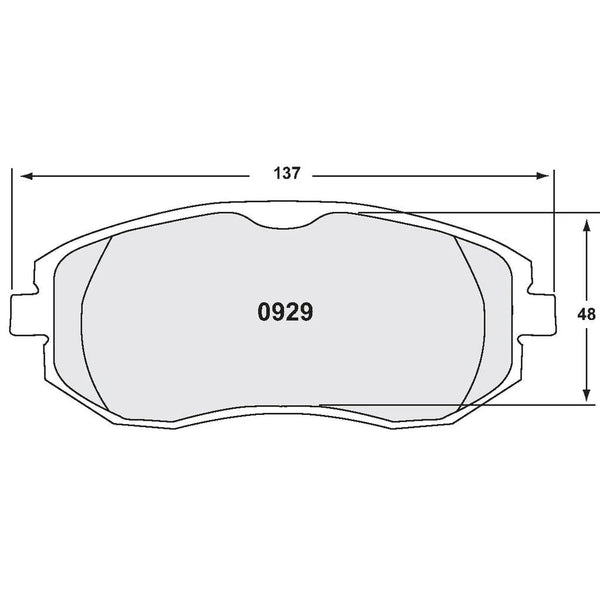 PFC 0929 Front Brake Pads for SUBARU BRZ / TOYOTA GT86 / GR86