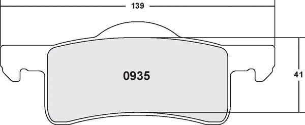 PFC 0935 Rear Brake Pads for FORD Expedition 2003-2005