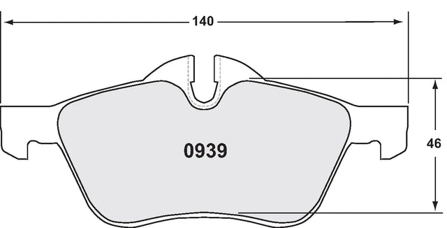 PFC 0939 Front Brake Pads for MINI Cooper S (R50 / R52 / R54)