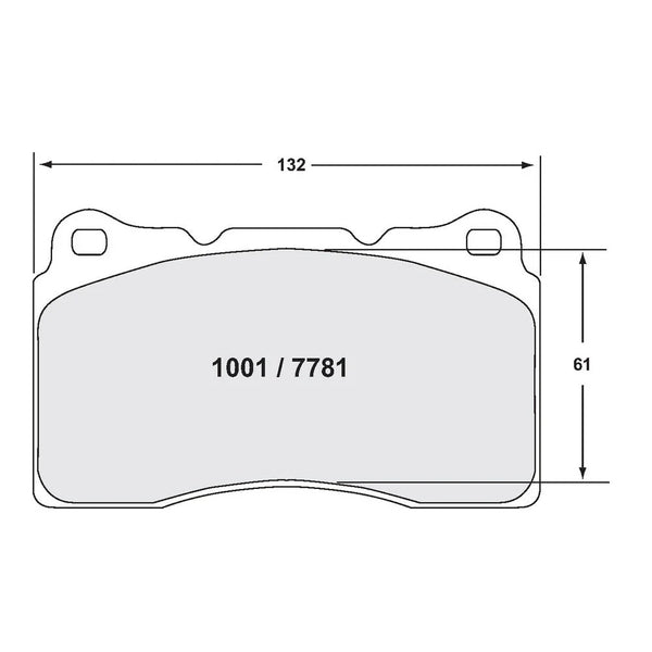 PFC 1001 Front Brake Pads