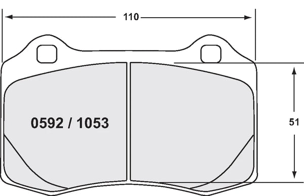 PFC brake pads