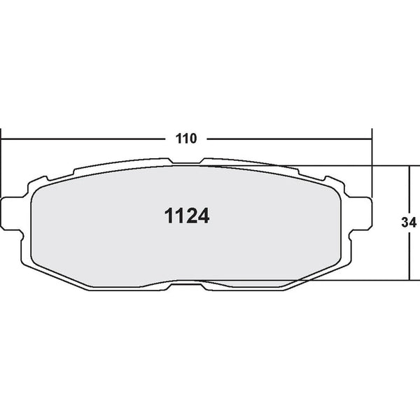 PFC 1124 Rear Brake Pads for SUBARU BRZ / TOYOTA GT86 / GR86