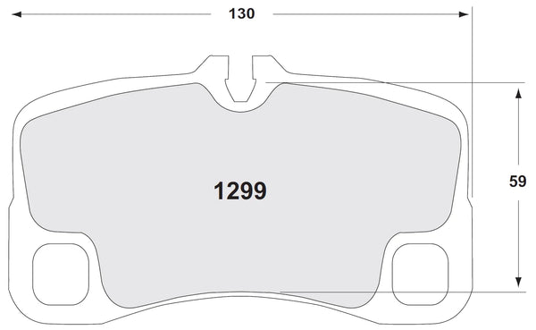 PFC 1299 Rear Brake Pads for PORSCHE 997(Turbo/GT3/GT3 RS/GT3 CUP)