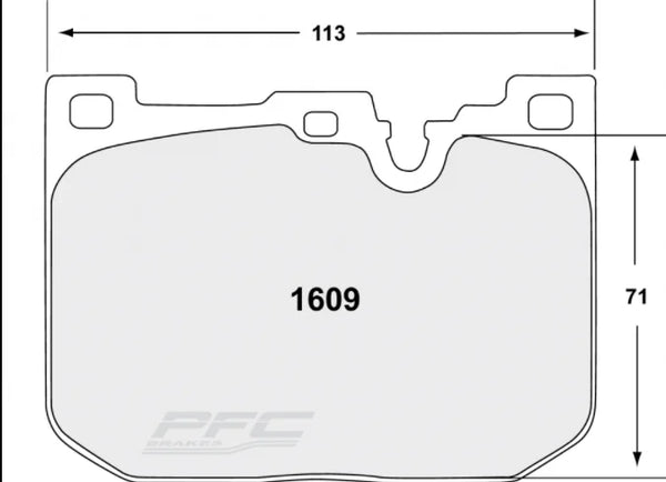 PFC 1609 Front Brake Pads for BMW M2 (F87) / M3 (F80) / M4 (F82 / F83)