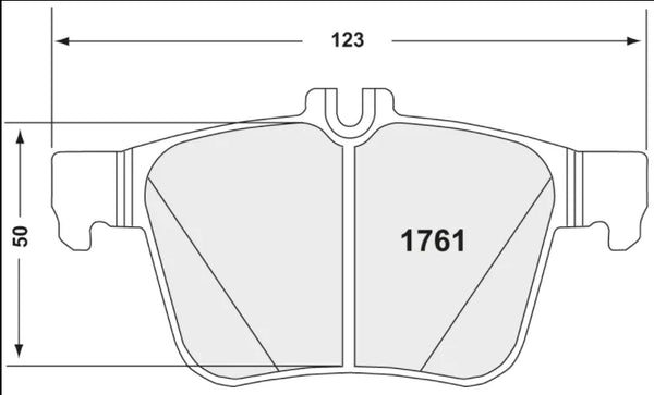 PFC 1761 Rear Brake Pads for VW Golf Clubsport / Golf GTI / Golf R (Mk7)
