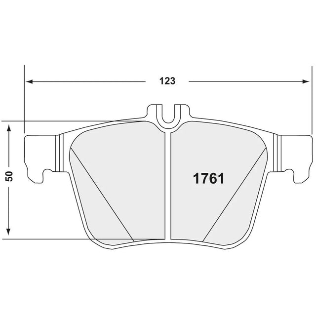 PFC 1761 Rear Brake Pads for VW Golf Clubsport / Golf GTI / Golf R (Mk7)