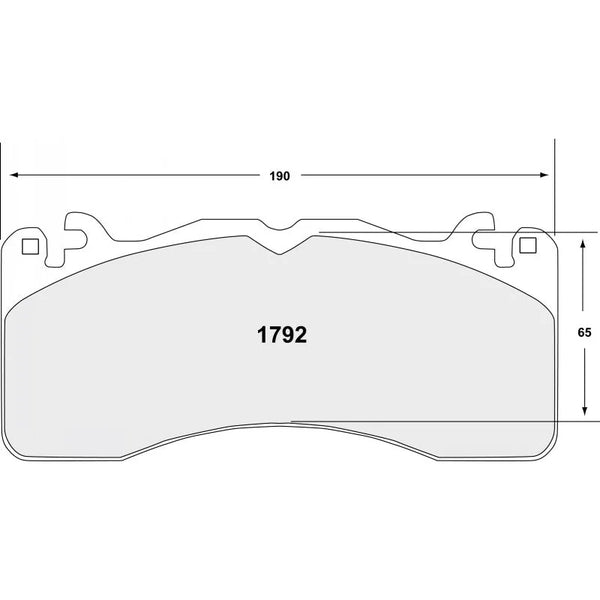 PFC 1792 Front Brake Pads for PORSCHE 718 Cayman GT4 / GT4RS (982) / AUDI RS6 (C7)