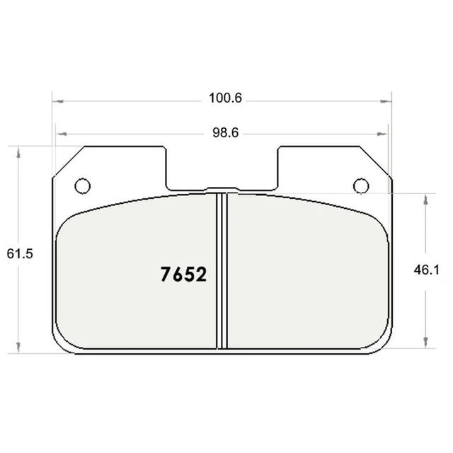 PFC 7652 Front Brake Pads for WILWOOD Dynalite Universal