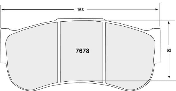 PFC 7678 Front Brake Pads for AP Racing Caliper