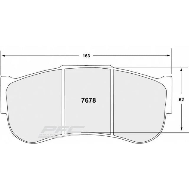 PFC 7678 Front Brake Pads for AP Racing Caliper