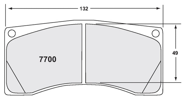 PFC 7700 Rear Brake Pads for BMW M4 GT3 / GT4 2023