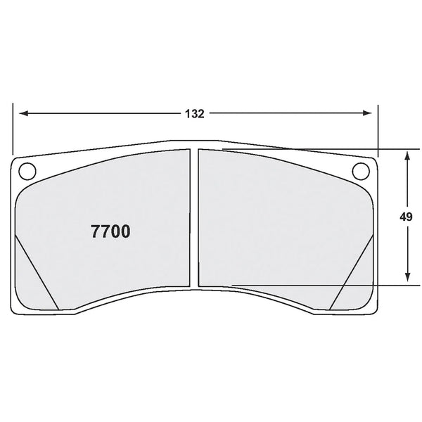 PFC 7700 Rear Brake Pads for BMW M4 GT3 / GT4 2023
