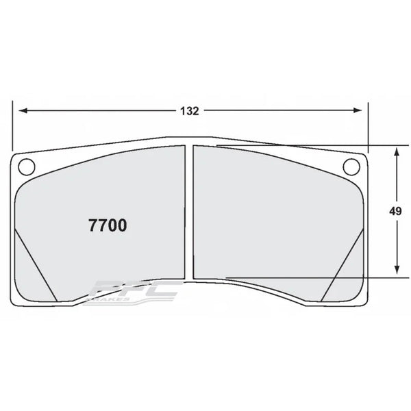 PFC 7700 Rear Brake Pads for BMW M4 GT3 / GT4 2023