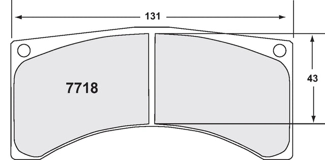 PFC 7718 Front Brake Pads for PEUGEOT 307 WRC Gravel