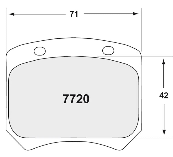 PFC 7720 Rear Brake Pads for AUDI RS3 LMS TCR 2021